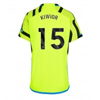 Arsenal Jakub Kiwior #15 Auswärtstrikot Frauen 2023-24 Kurzarm